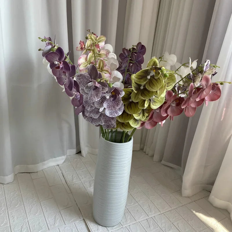 Artificial phalaenopsis orchid rose decoration for wedding and garden - view 4