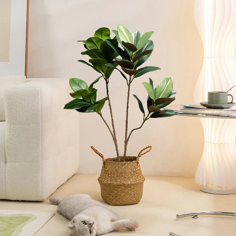 Large Artificial Tropical Magnolia Tree, 105 cm Tall - view 2