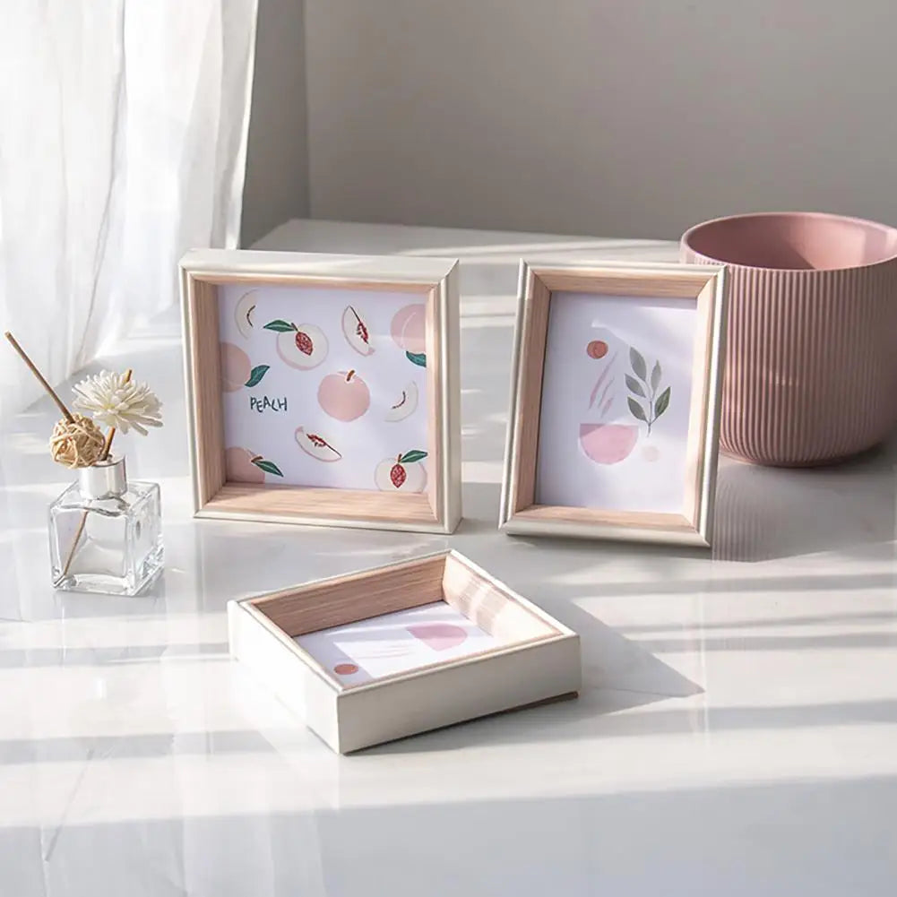 Nordic decorative style photo square frame to hang on the wall - view 3