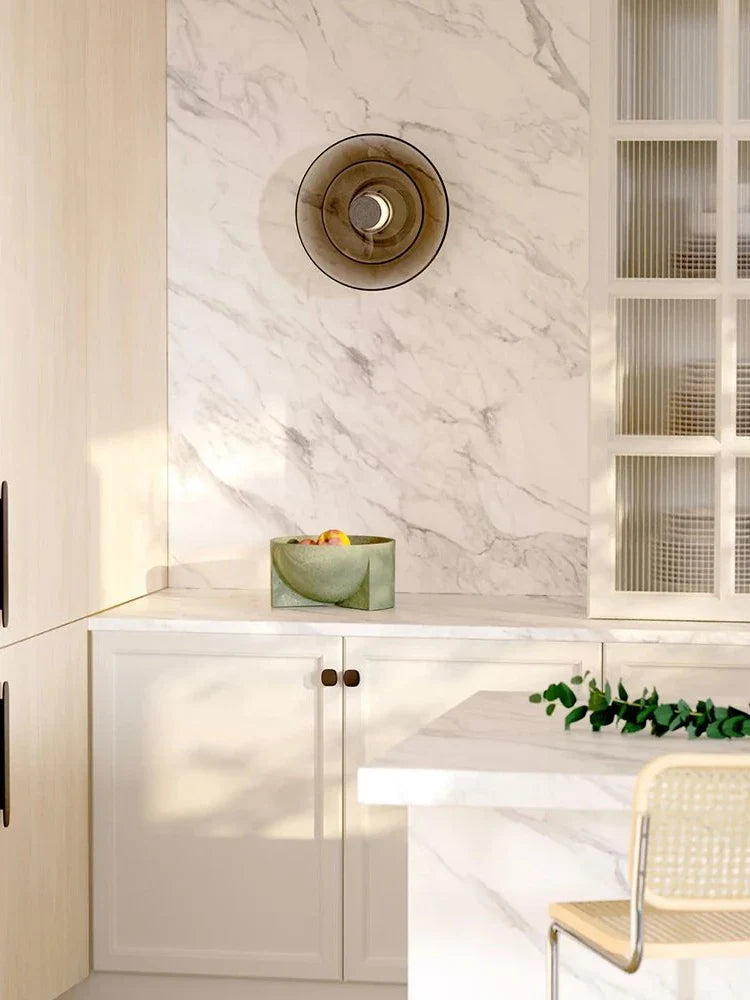 LED glass wall sconce design minimalist creative - view 4