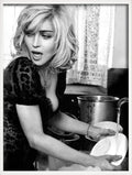 Women Drinking Wine and Eating Spaghetti Poster, Design 10 - 60X90cm Unframed / 10