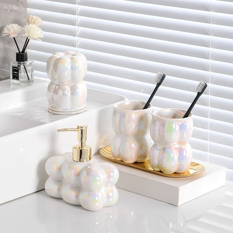 Luxury bathroom decoration creative ceramic clouds
