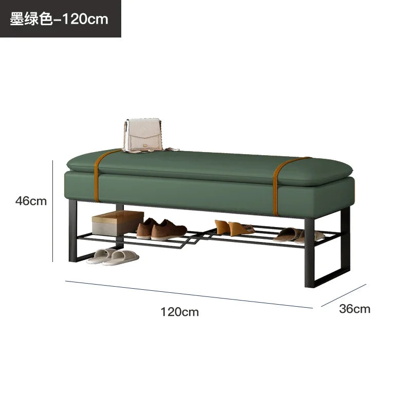 Luxury shoe bench for an elegant interior - 120cm 2