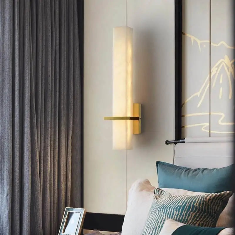 Light copper wall sconce LED light modern design for interior - view 3