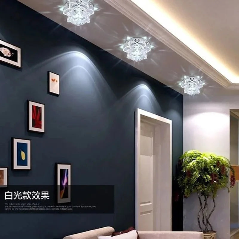 Crystal led ceiling lamp for modern interior decoration - view 4