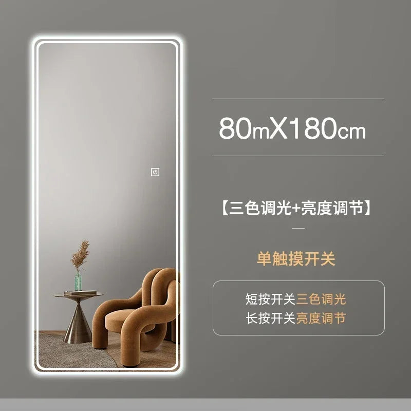 Large size intelligent mirror for interior decoration - 80x180 cm