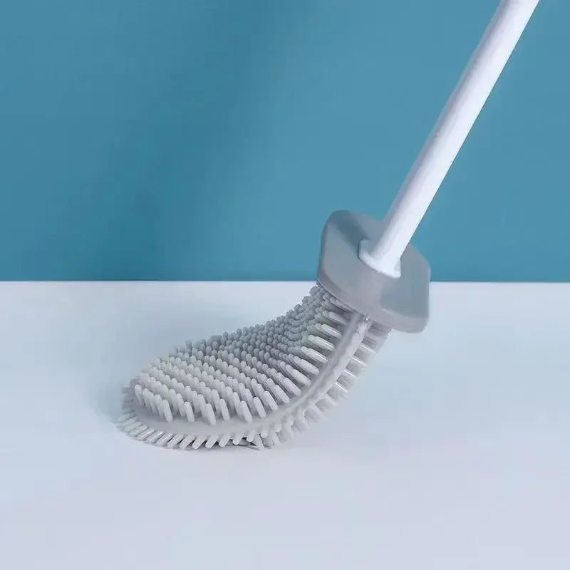 Wall toilet brush without perforation with drainable base - view 3