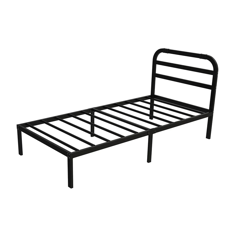 DDPNKL Heavy Duty Metal Bed Frame with Headboard, 3500 lbs Max Weight Capacity Metal Platform, Easy Assembly Mattress Foundation - view 4
