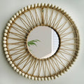 Decorative mirror hand woven Nordic for elegant interior