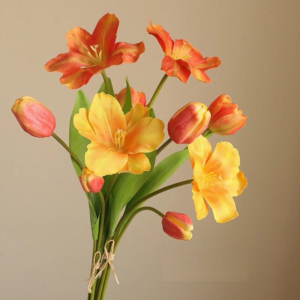 Artificial tulip flowers realistic wedding decoration luxury