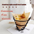 Storage basket for snacks and fried food