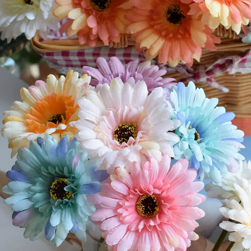 Artificial gerbera flowers for party and wedding decoration - view 4
