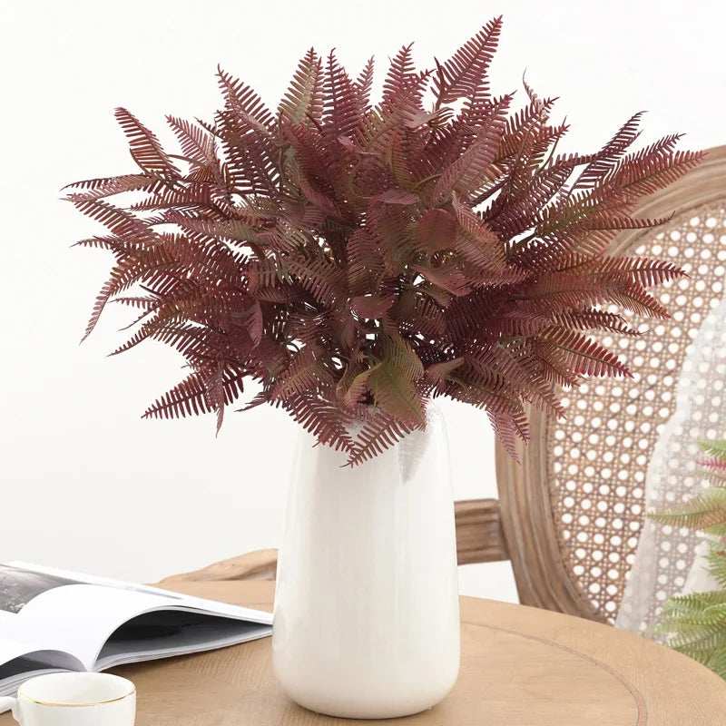 Artificial plants fern green decoration for interior - view 9