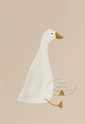 Cute Geese Canvas Poster for Nursery and Playroom Decor - 20X30cm Unframed / 4