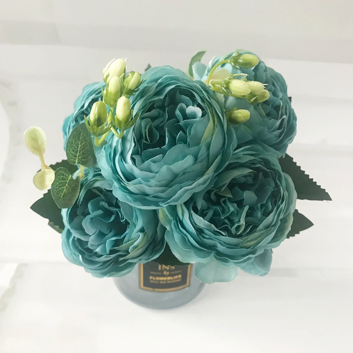 Bouquet of artificial peonies for interior wedding decoration - 6