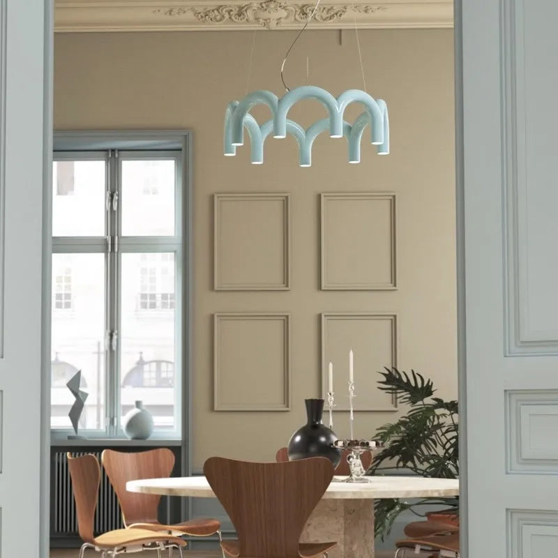 Minimalist chandelier in industrial style for interior decoration - view 3