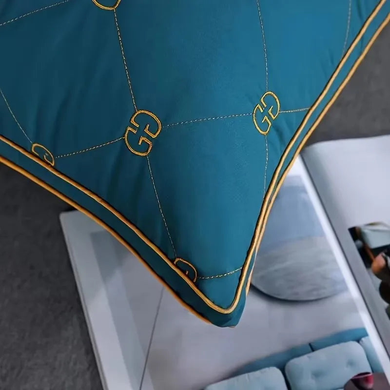 Bedroom Pillow - Sleep Neck Support, Not Easy To Collapse High Pillow Core, Suitable for Four Seasons Use, Machine Washable - view 2