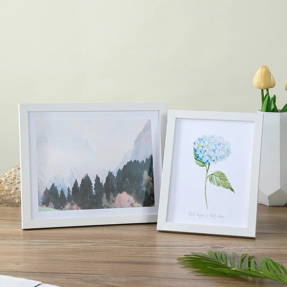Wooden photo frame for hanging with Plexiglas for photo decoration - view 4