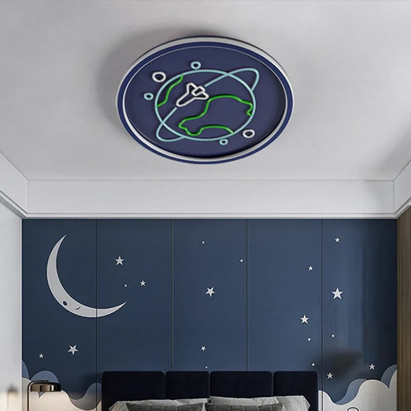 LED round ceiling lamp for modern and elegant interior lighting - view 4