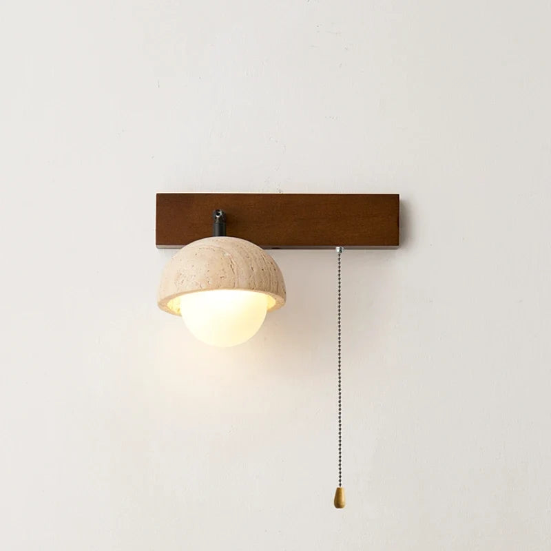Creative wall sconce with switch and adjustable lighting angle