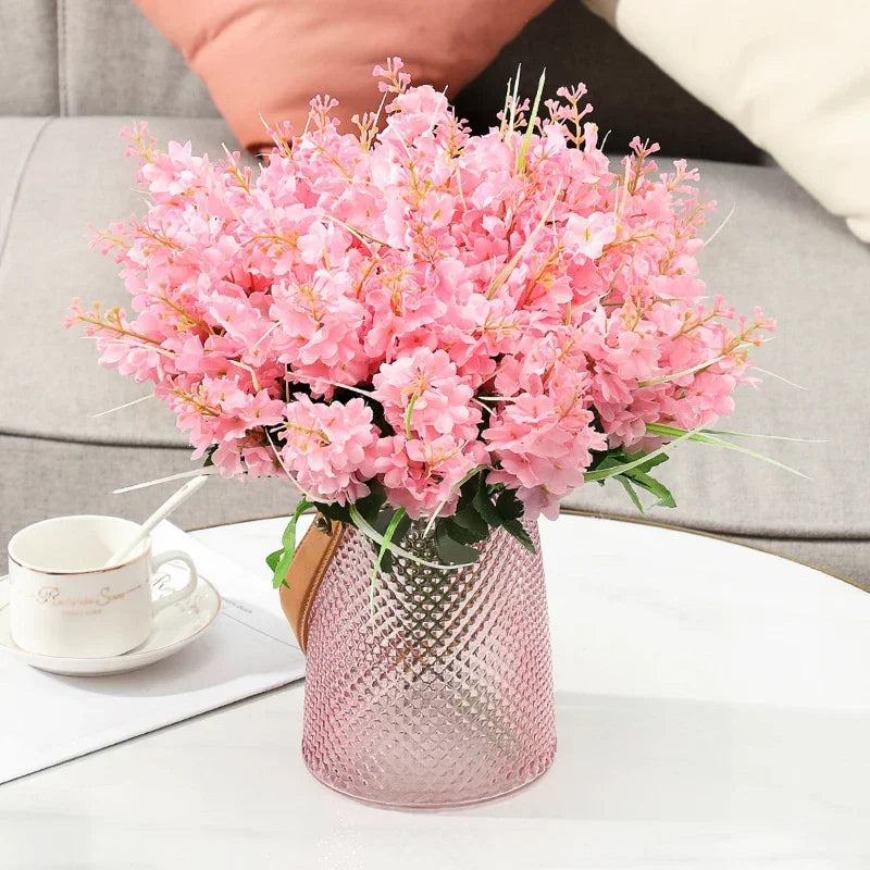 Bouquet of artificial hyacinths for elegant floral decoration - view 4