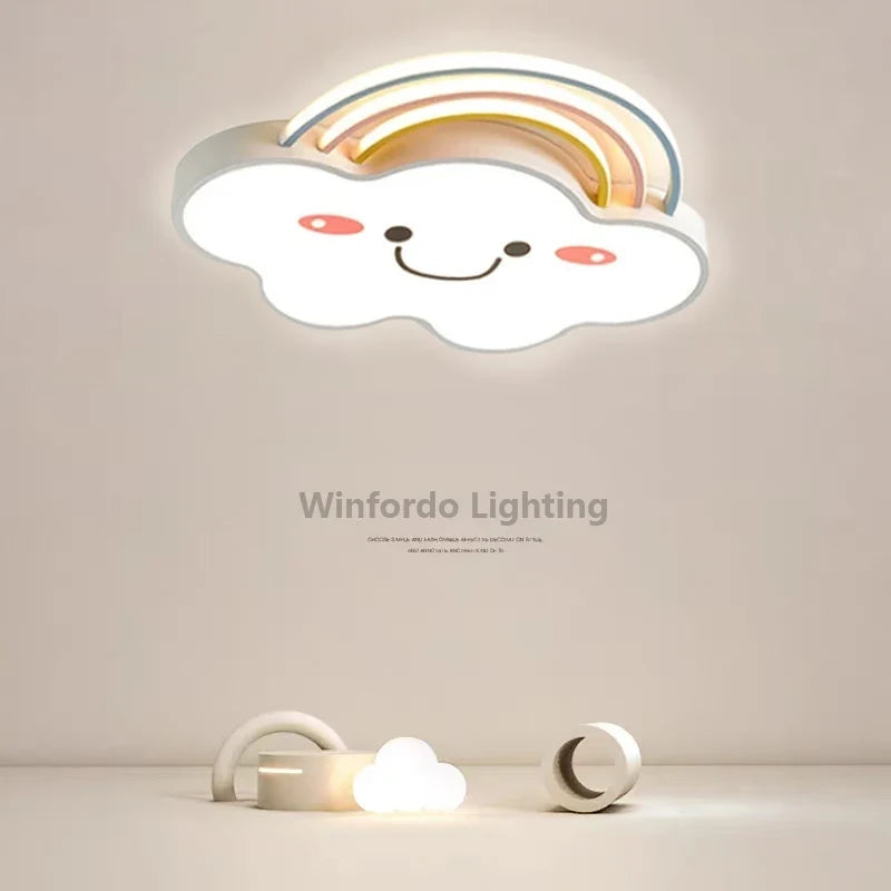 Nordic chandelier for children's room with led lights