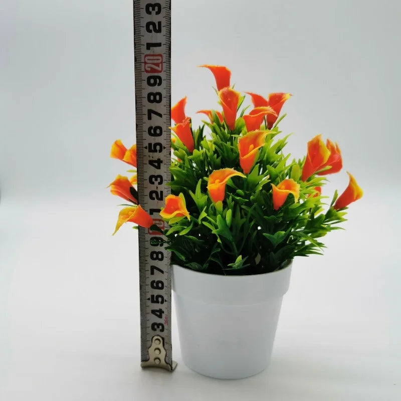 Artificial plant bonsai flower pot interior and exterior decoration - view 6