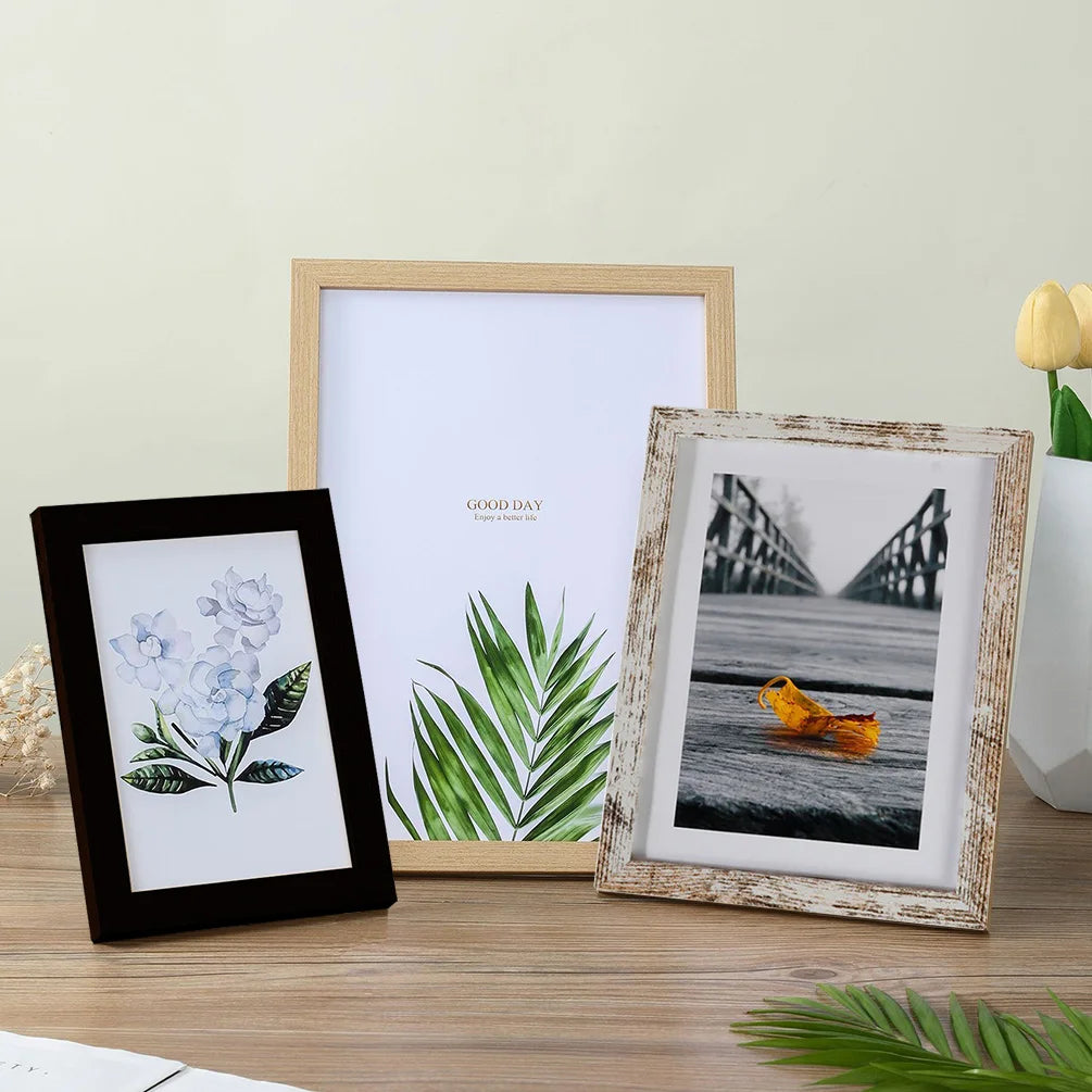 Wooden photo frame to hang for decoration and souvenirs - view 3