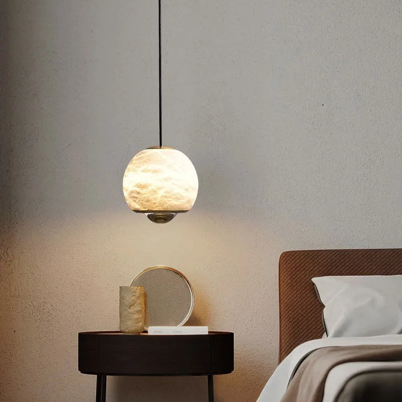 High end Nordic postmodern design bedside lamp, Spanish marble entry balconyy small during lamp, industrial style restaurant - view 2