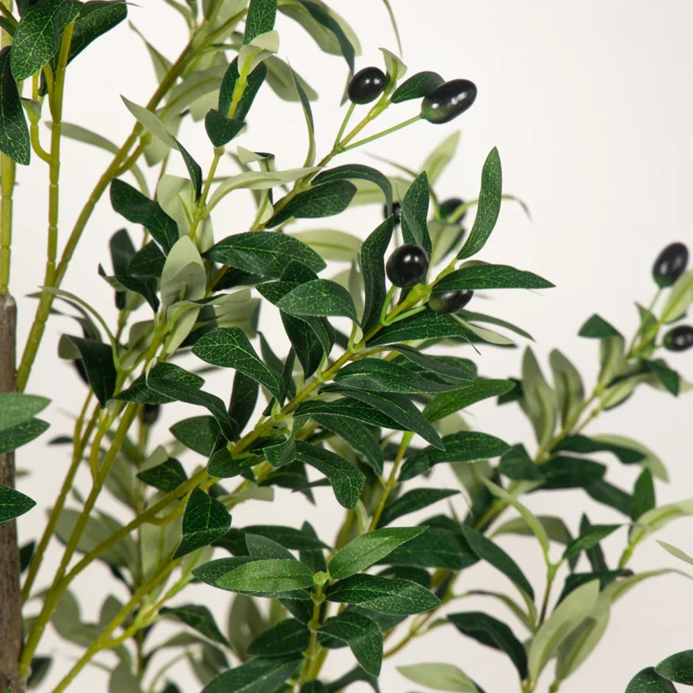 Artificial olive plants in pot for interior and exterior decoration - view 7