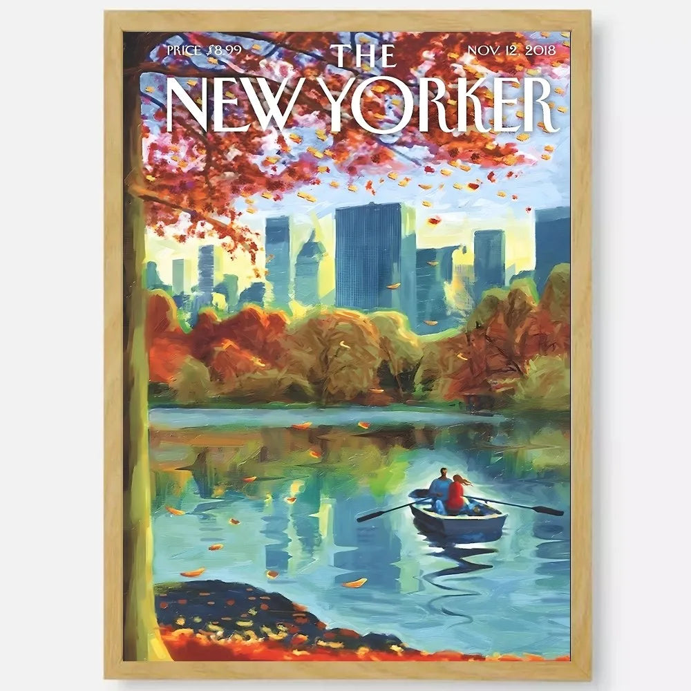New yorker poster waterproof sticker aesthetic decoration for interior - 15x20cm No Frame