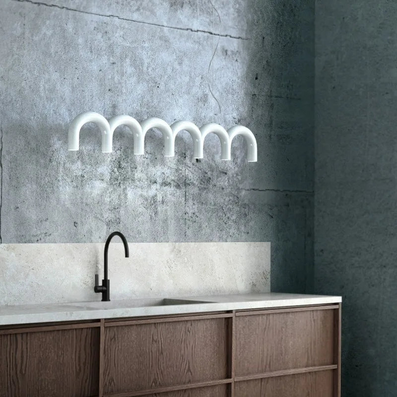 Minimalist chandelier in industrial style for interior decoration - view 4