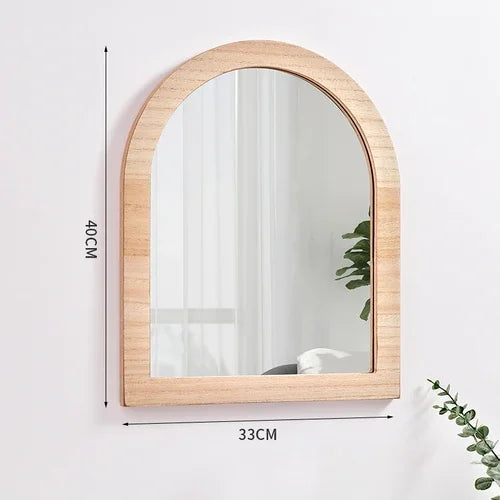 Cute decorative mirrors for kids hanging wooden - 40cm 3