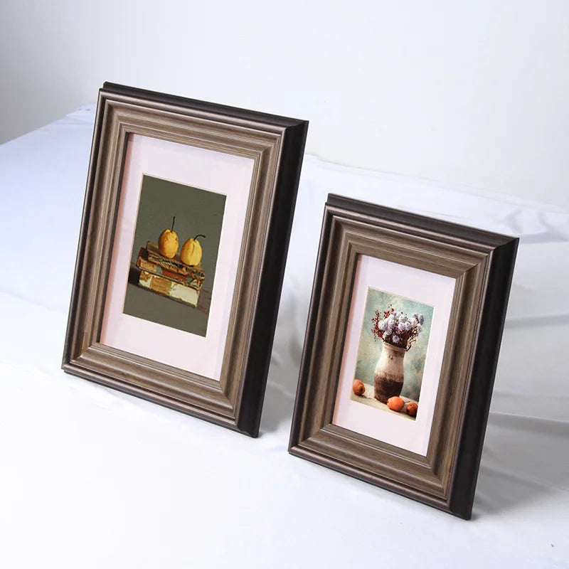 American photo frame style walnut for children - view 2