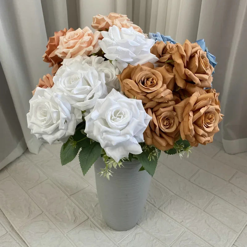 Bouquet of artificial decorative rose wines for events and halls - view 4