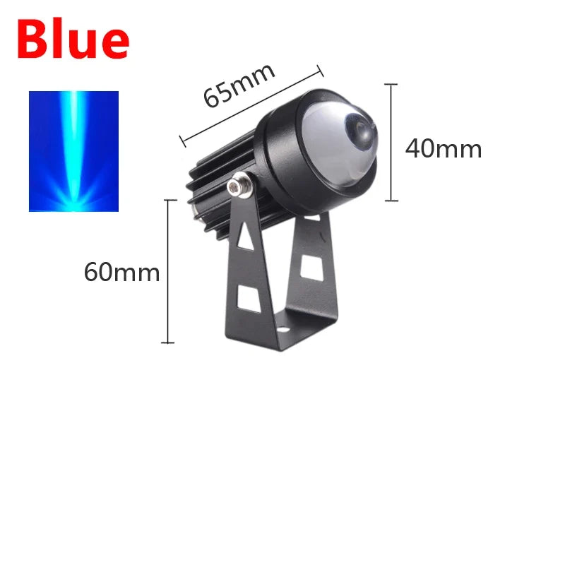 Outdoor led wall spotlights landscaped lighting waterproof light - 9W Blue / AC85-265V