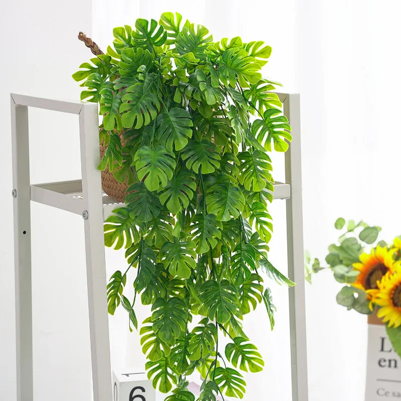 Artificial decorative plant in turtle leaf and ivy - view 2