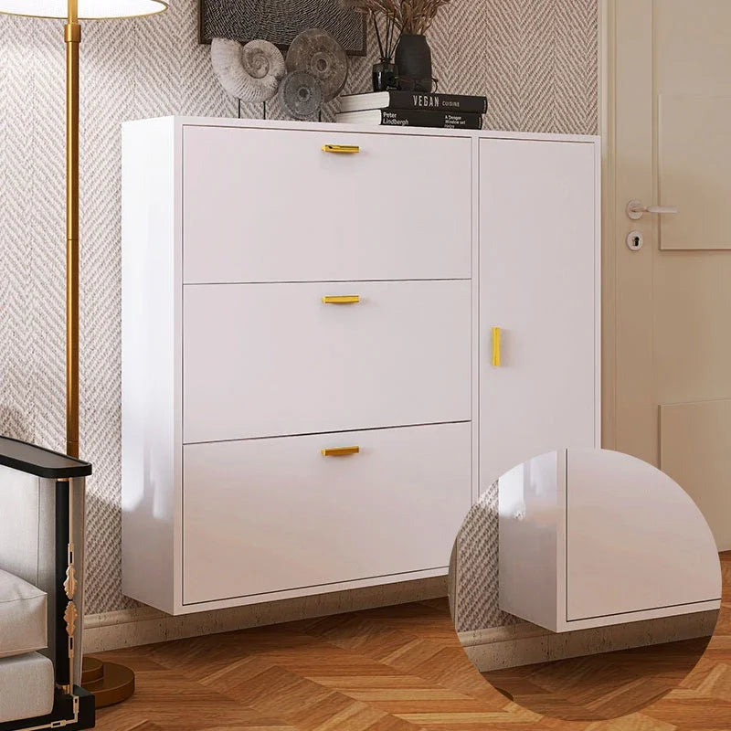 Open shoe cabinet for aesthetic and practical storage - view 5