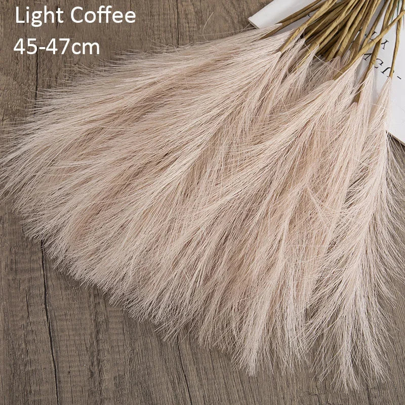 10 artificial flowers for bohemian decoration and wedding - Light Coffee / 10 Pieces