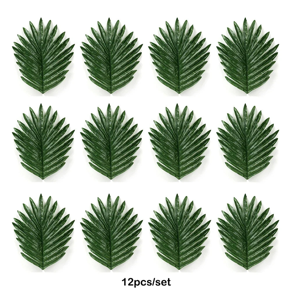 Tropical palm decorations for Hawaiian party and safari - N°9