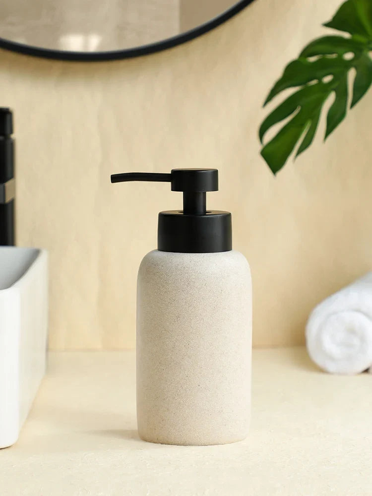 Hand rechargeable foam soap dispenser - light yellow / 350
