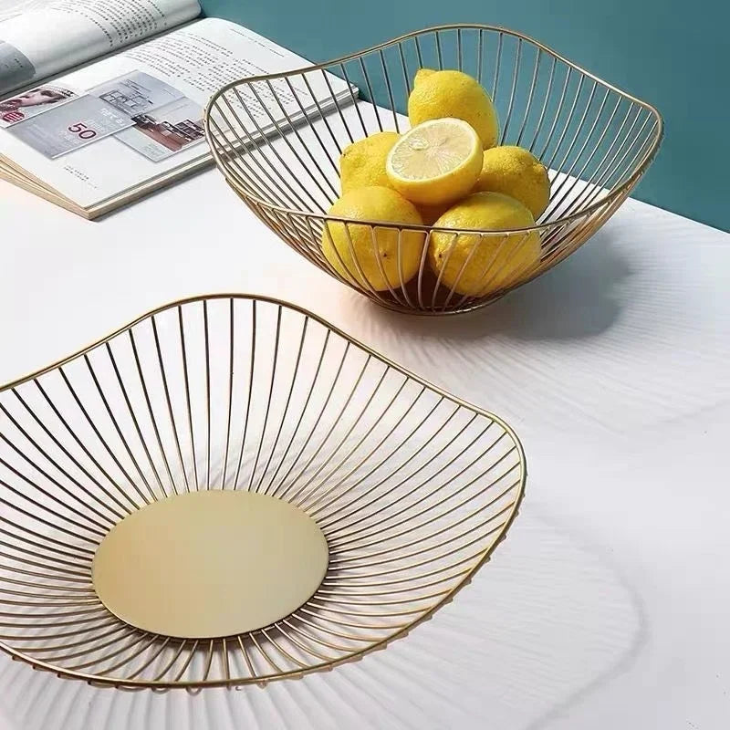 Modern iron fruit basket for storage and presentation - view 3