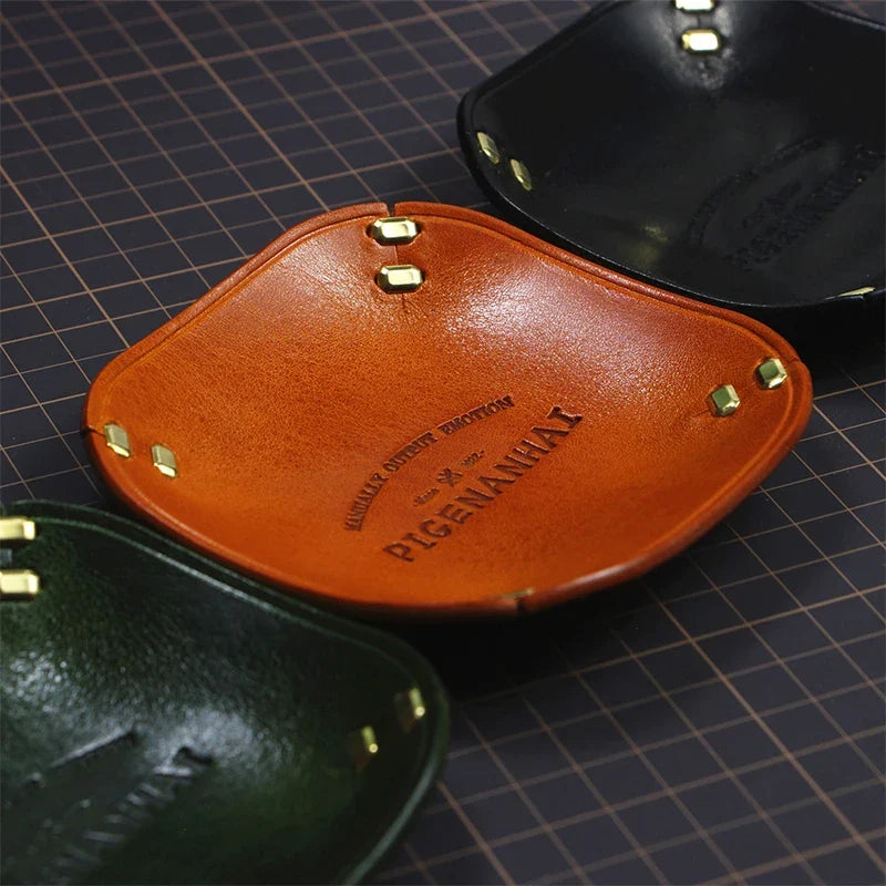Leather storage tray for jewellery and miscellaneous items - view 3