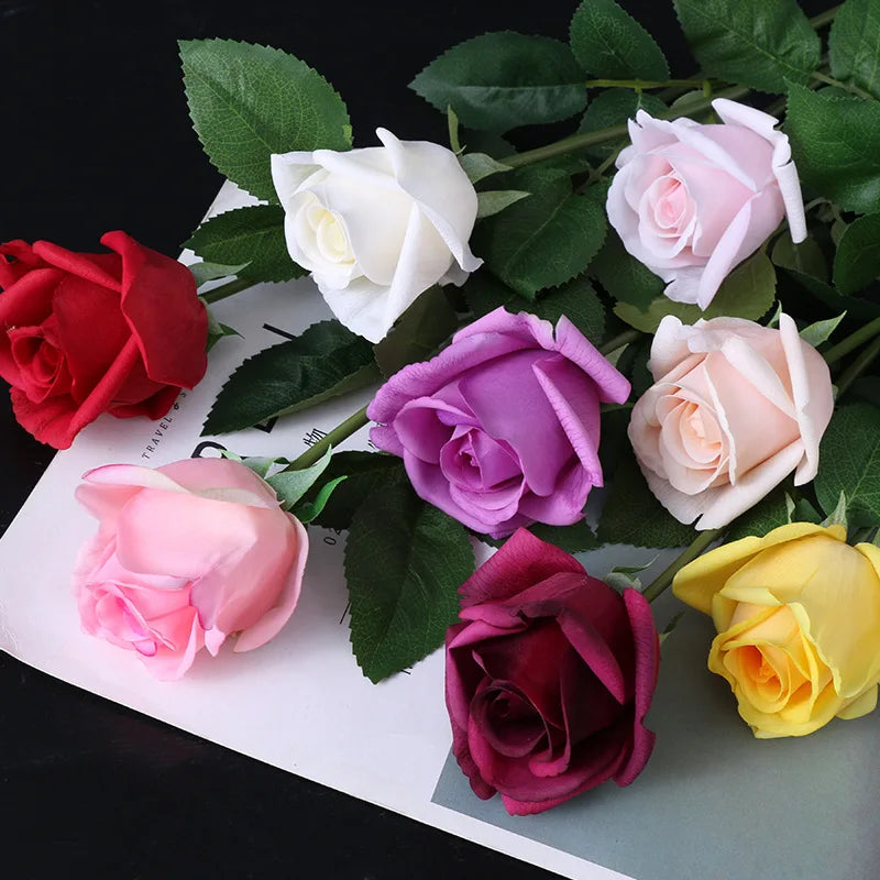 Artificial latex rose flower for wedding decoration and events - view 6