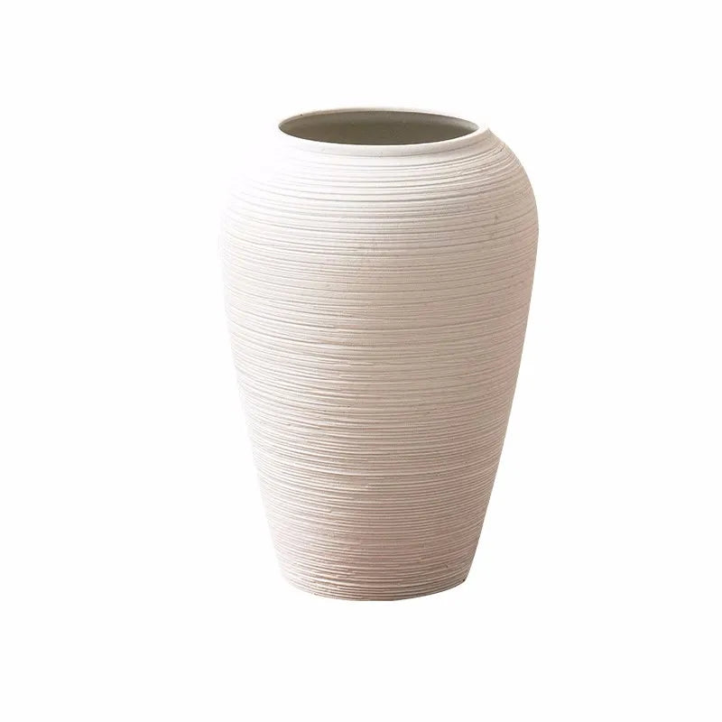 Jingdezhen-Minimalist Countertop Combination Set, Creative Japanese Dried Flowers, Hydroponic Vase, Home Ornament, Solid Color - view 5