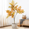 Artificial plastic palm banyan for interior and festive decoration