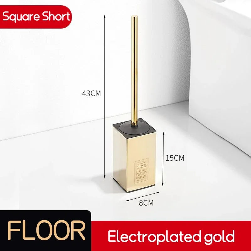 Luxury stainless steel bathroom toilet brush - Style 8