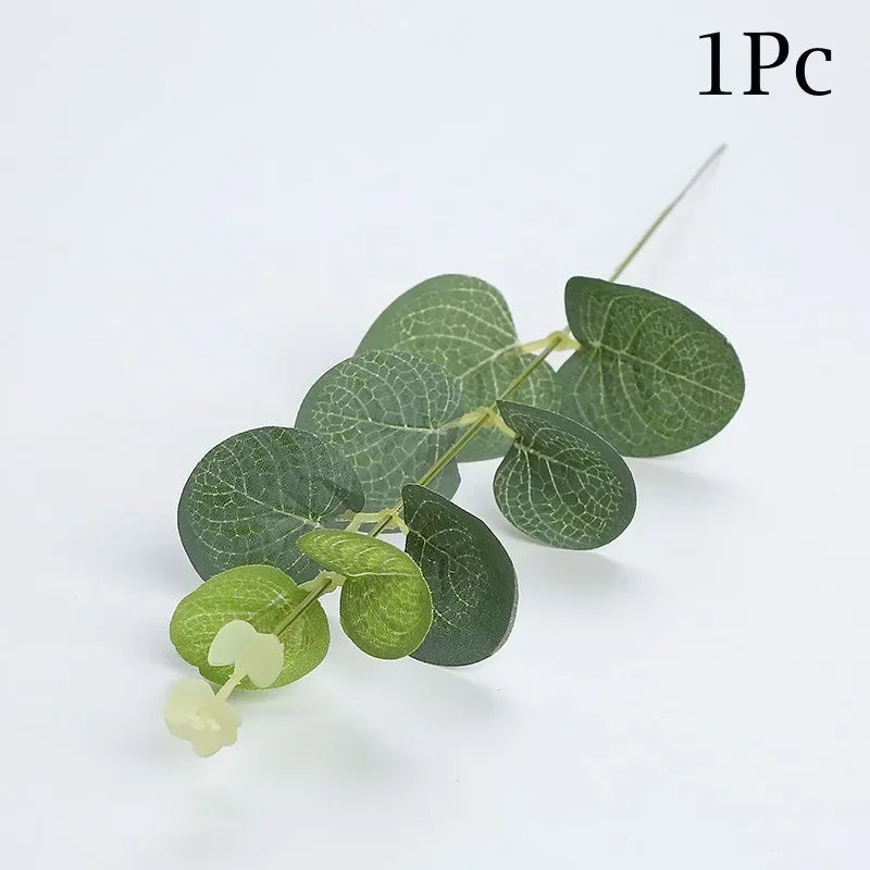 Table decoration branches of eucalyptus artificial plants for wedding - 1 Piece