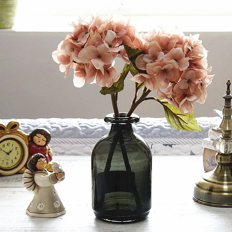 Silk hortensia bouquet for interior decoration and wedding - view 6
