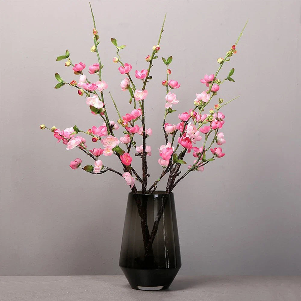 Artificial cherry flower branches for wedding decoration - Pink Red